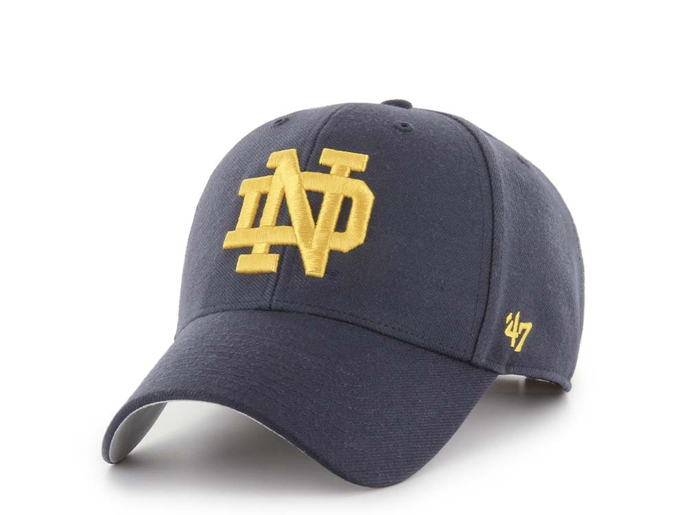 47Brand Notre Dame Fighting Irish Navy MVP Strapback Cap