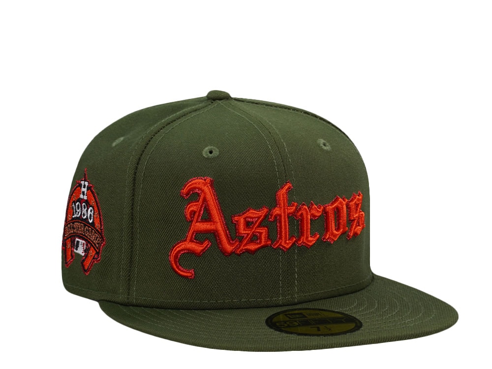 New Era Houston Astros All Star Game 1986 Script Prime Edition 59Fifty Fitted Cap