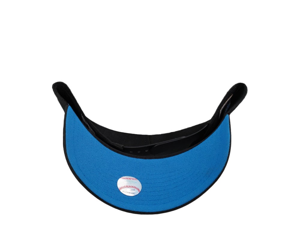 New Era New Era Toronto Blue Jays 30th Anniversary Black Blue 9Forty A Frame Snapback Cap