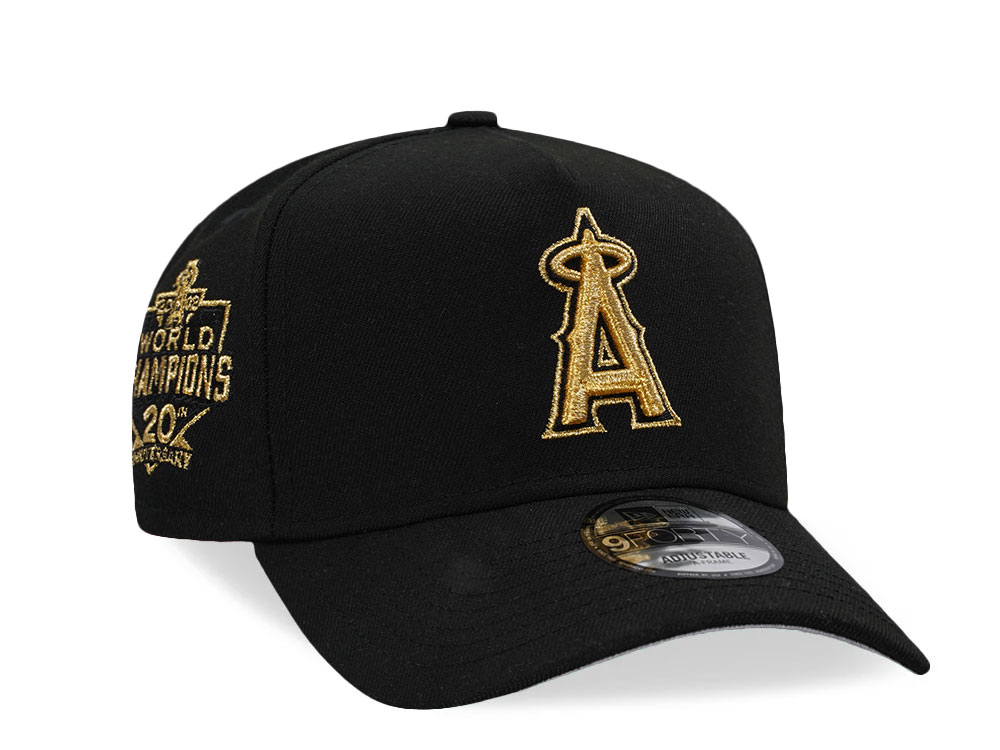 New Era Anaheim Angels 20th Anniversary Black Metallic Gold