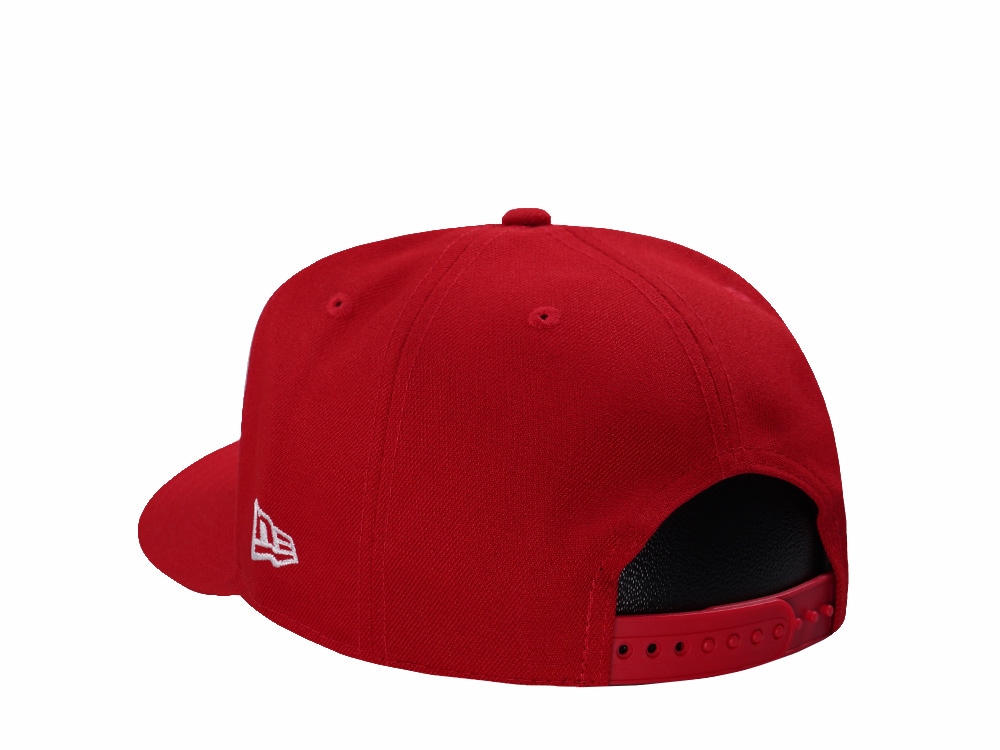 New Era Los Angeles Dodgers World Series 2025 Scarlet Prime Edition 9Fifty A Frame Snapback Cap