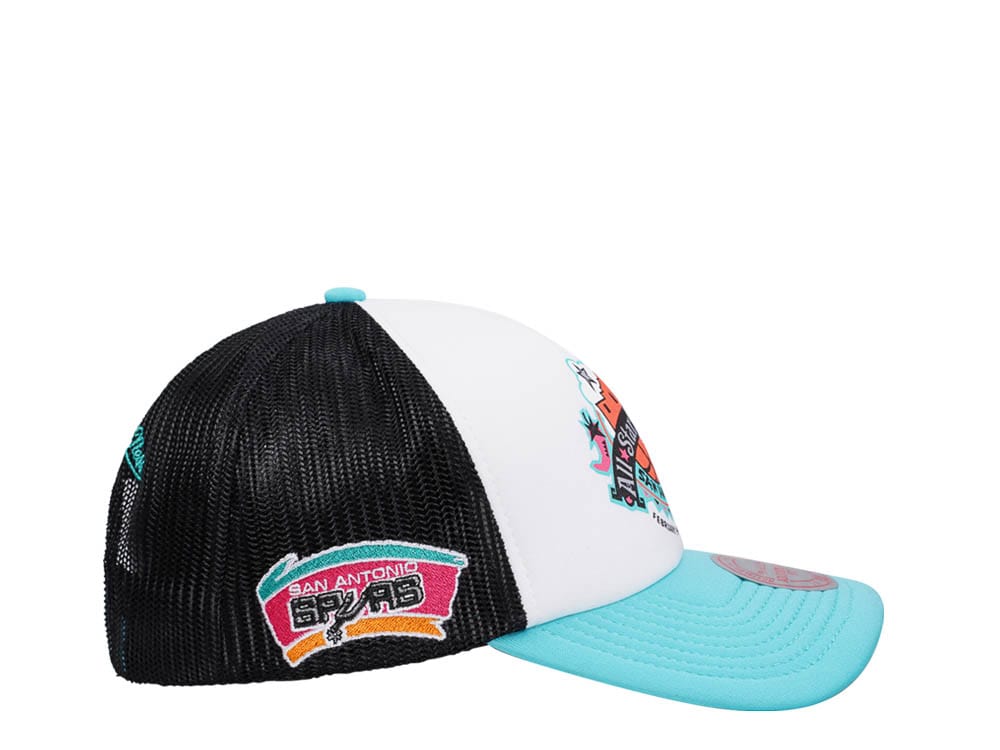 Mitchell & Ness San Antonio Spurs All Star 1996 Party Time Trucker Snapback Cap