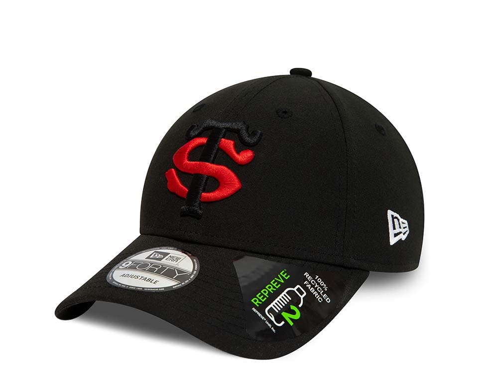 New Era Repreve Stade Toulousain Black 9Forty Strapback Cap