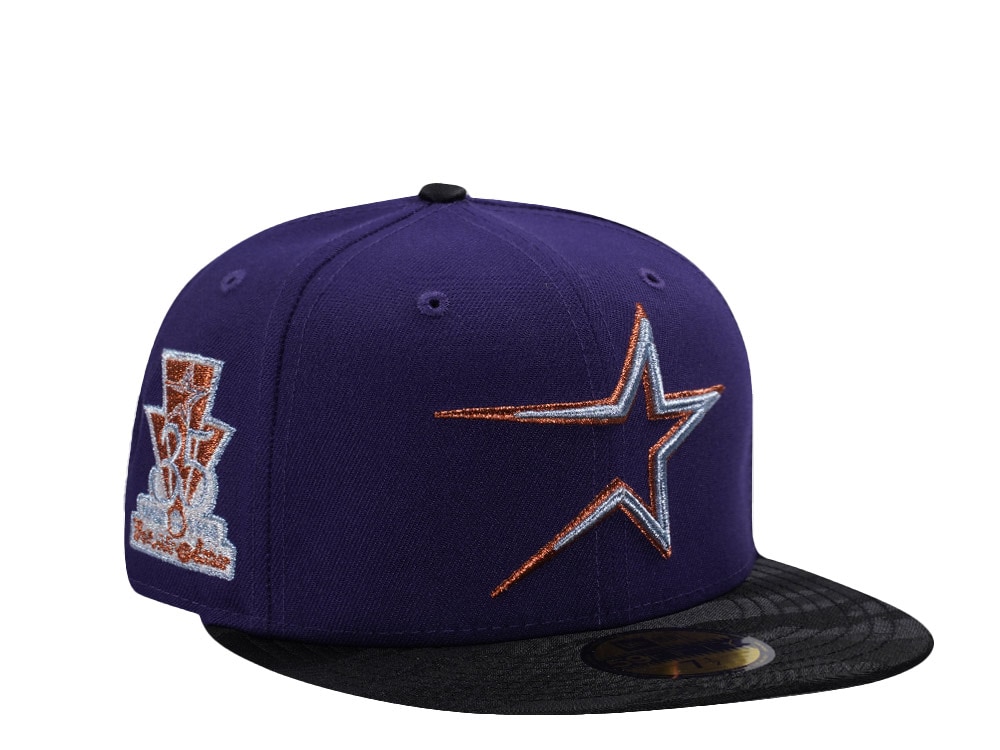 New Era Houston Astros 35th Anniversary Purple Two Tone Edition 59Fifty Fitted Cap