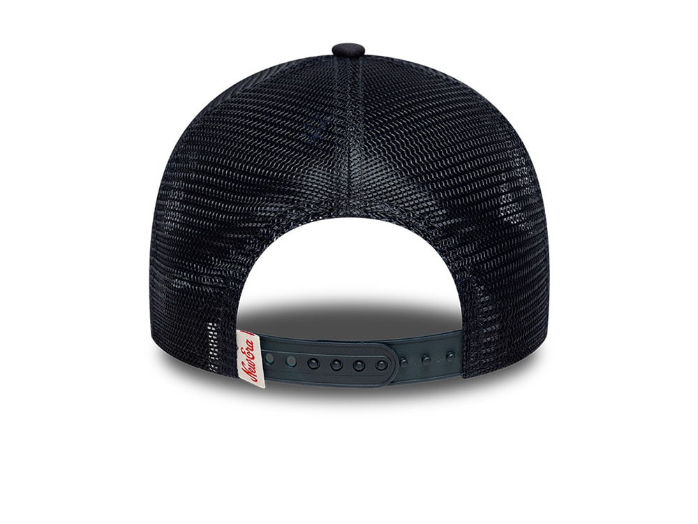 New Era Graphic Navy Prime Edition 9Forty M Crown A Frame Trucker Snapback Cap