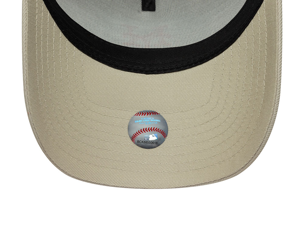 New Era New York Mets Outline Script Stone Edition 9Forty A Frame Snapback Cap
