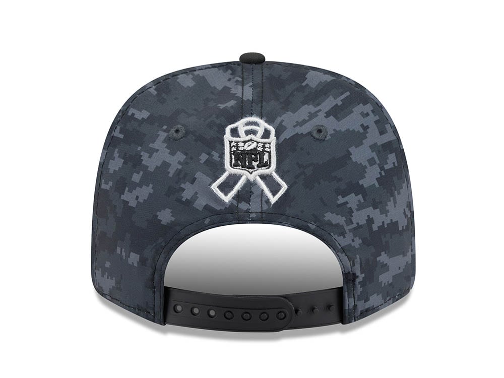 New Era Detroit Lions NFL Salute to Service 2026 Digi Camo Black 9Seventy Stretch Snapback Cap