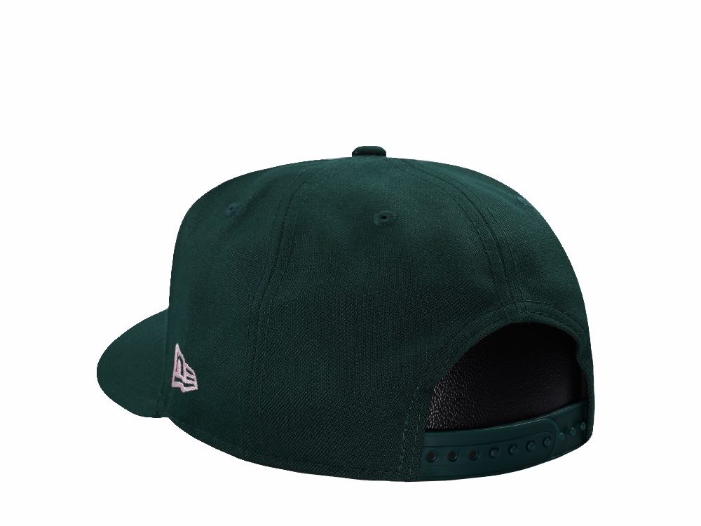 New Era New York Yankees Subway Series Sakura Dark Green Prime Edition 9Fifty A Frame Snapback Cap
