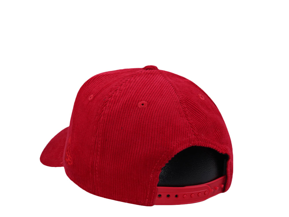 New Era Kansas City Chiefs 60th Anniversary Red Corduroy Edition 9Forty A Frame Snapback Cap