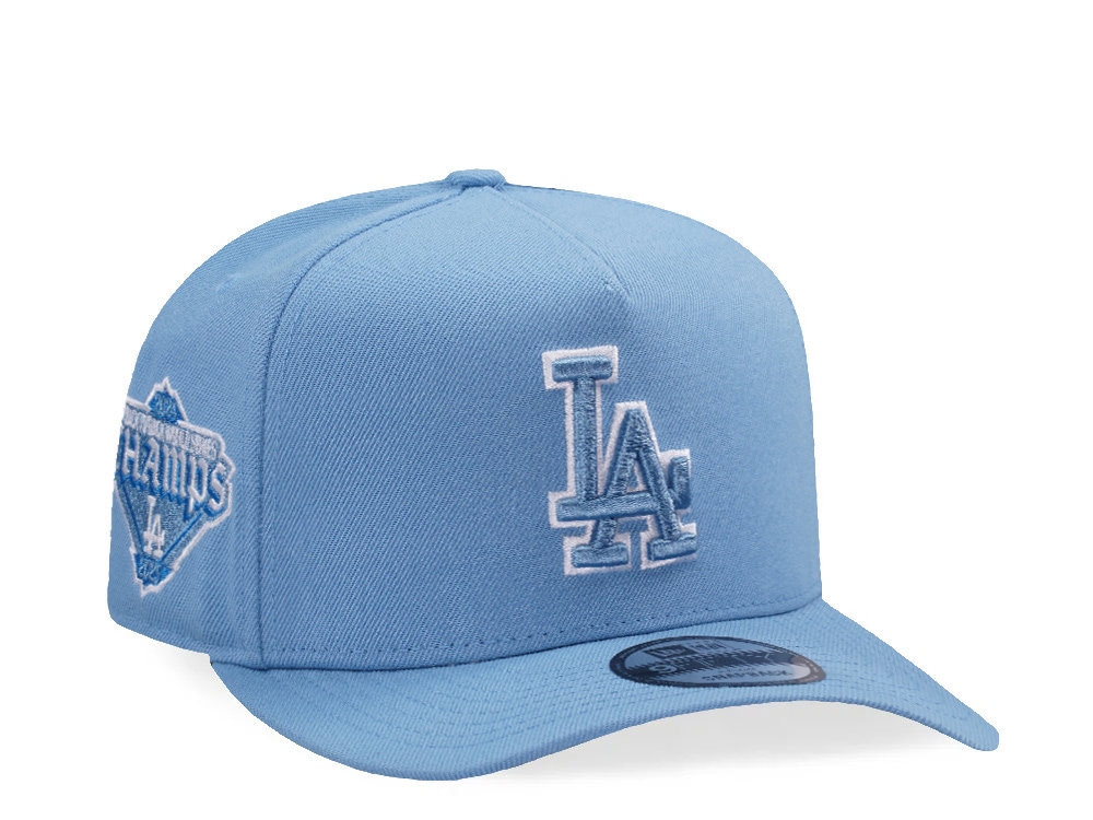 New Era Los Angeles Dodgers World Series 2025 Sky Blue Prime Edition 9Fifty A Frame Snapback Cap