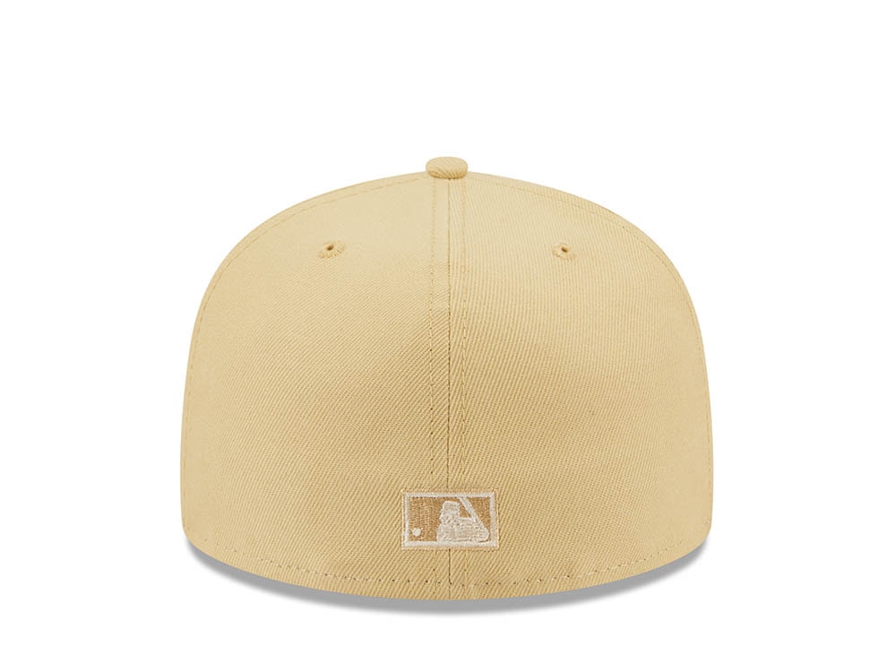 New Era Houston Astros 45th Anniversary Raffia Front Vegas Gold Edition 59Fifty Fitted Cap