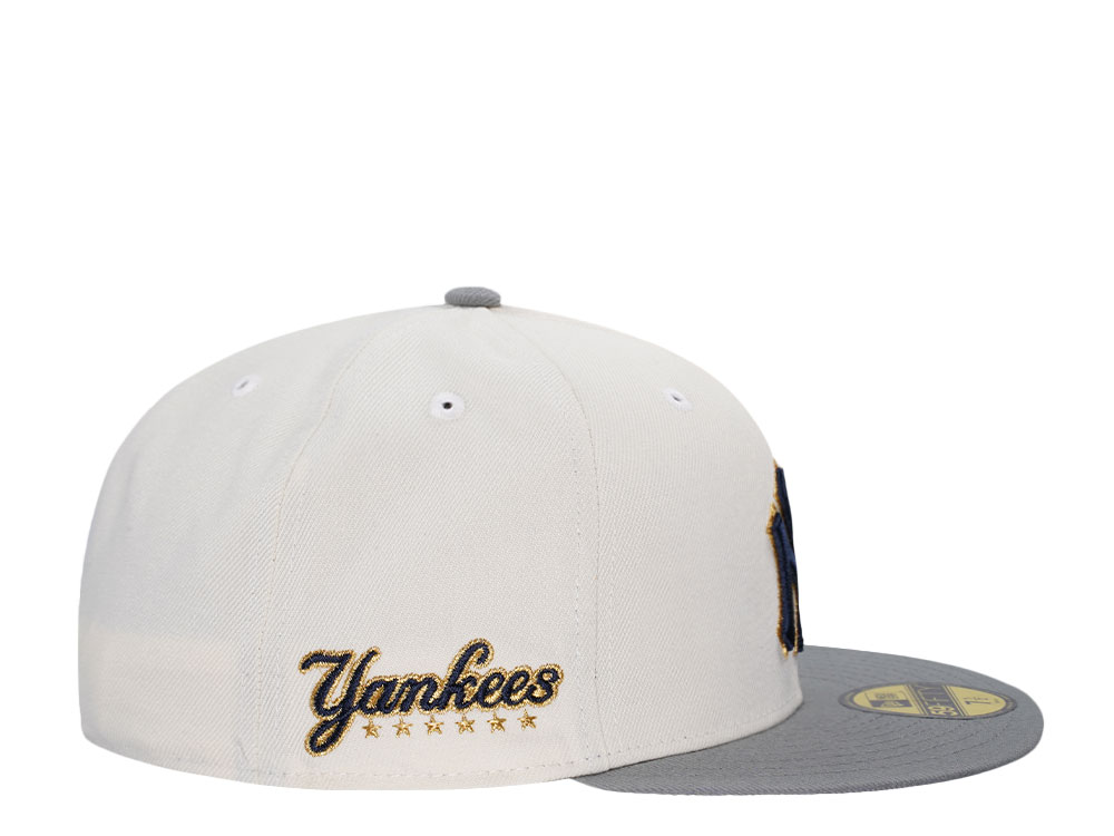 New Era New York Yankees Chrome Gold Two Tone Edition 59Fifty Fitted Cap