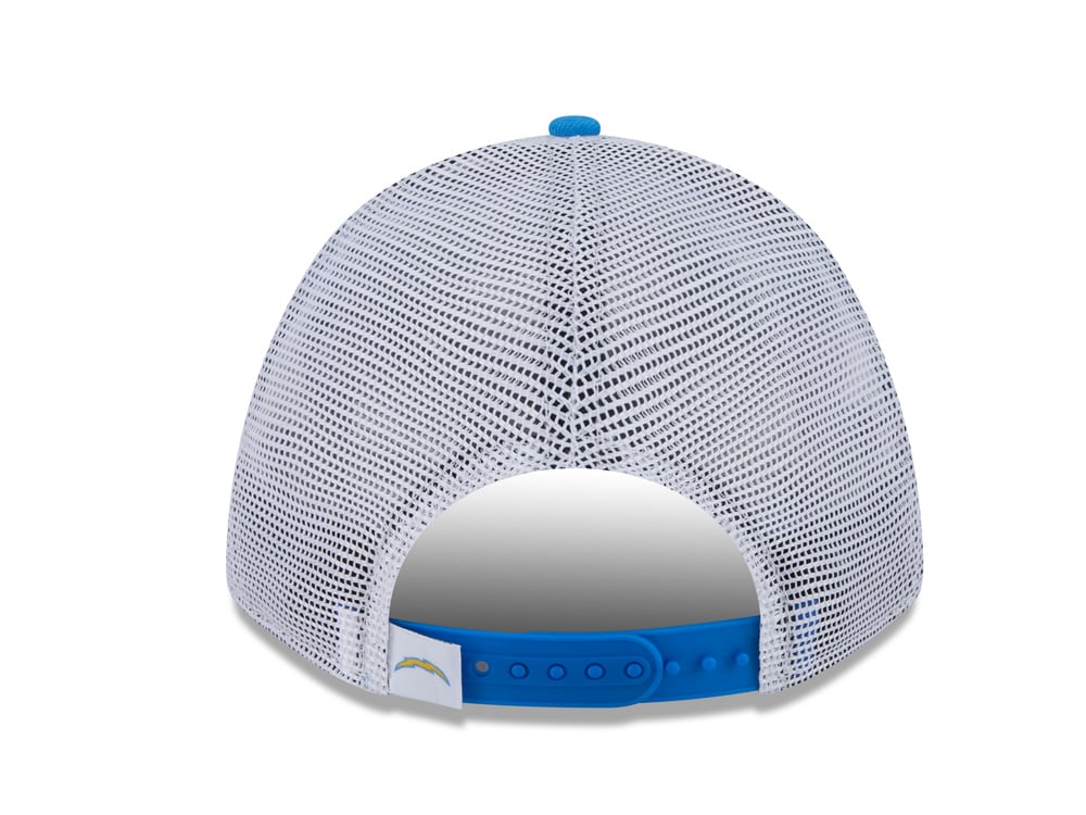 New Era Los Angeles Chargers Official Team Color Edition 9Forty M Crown A Frame Trucker Snapback Cap
