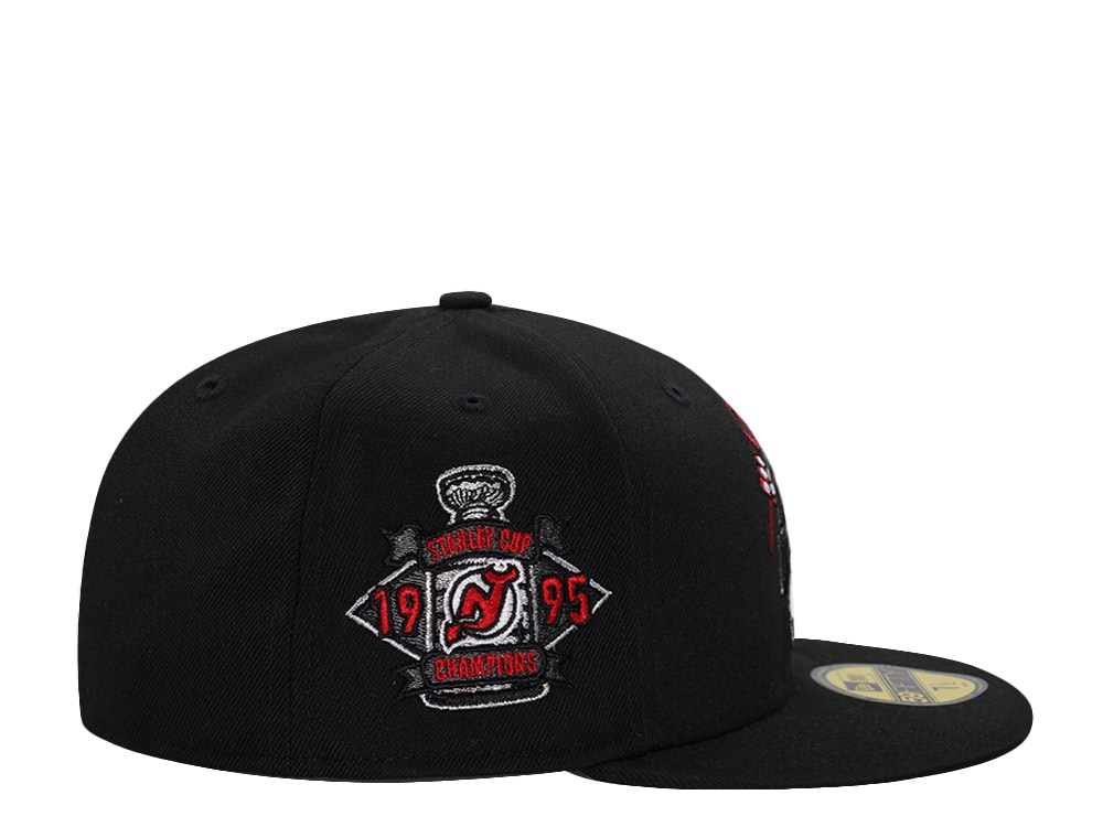 New Era New Jersey Devils Stanley Cup 1995 Black Prime Edition 59Fifty Fitted Cap