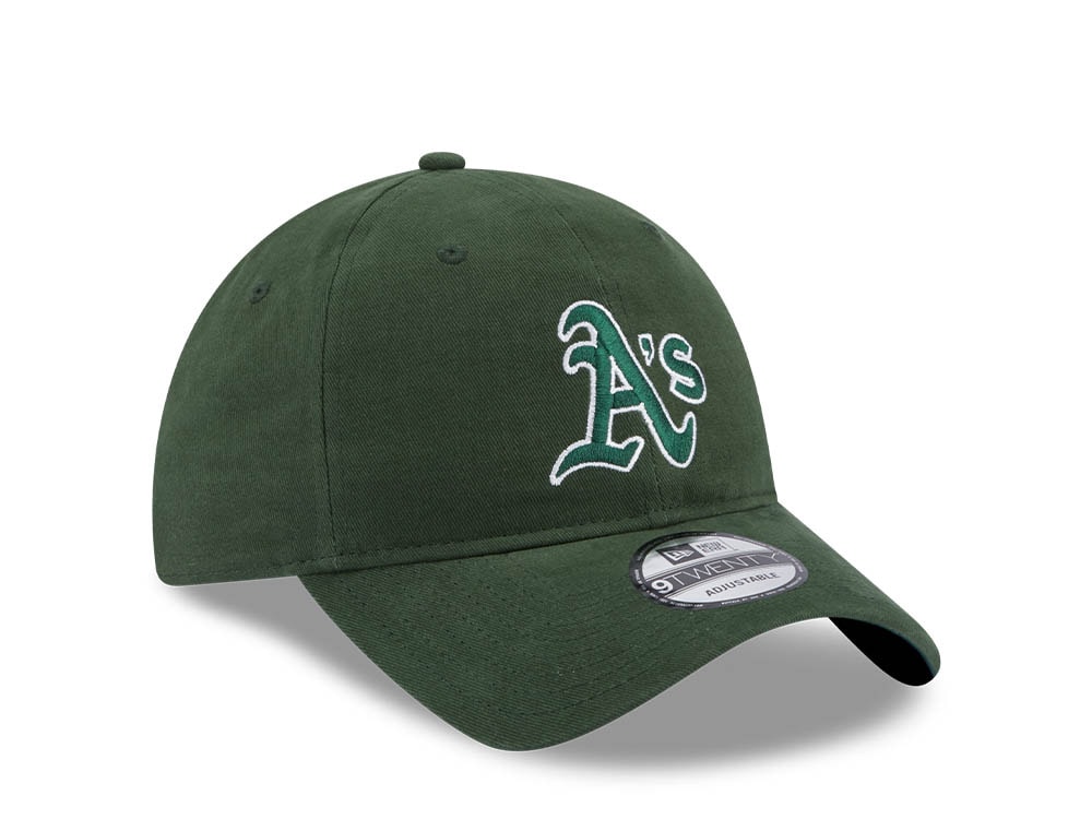 New Era Oakland Athletics Team Script Green 9Twenty Strapback Cap