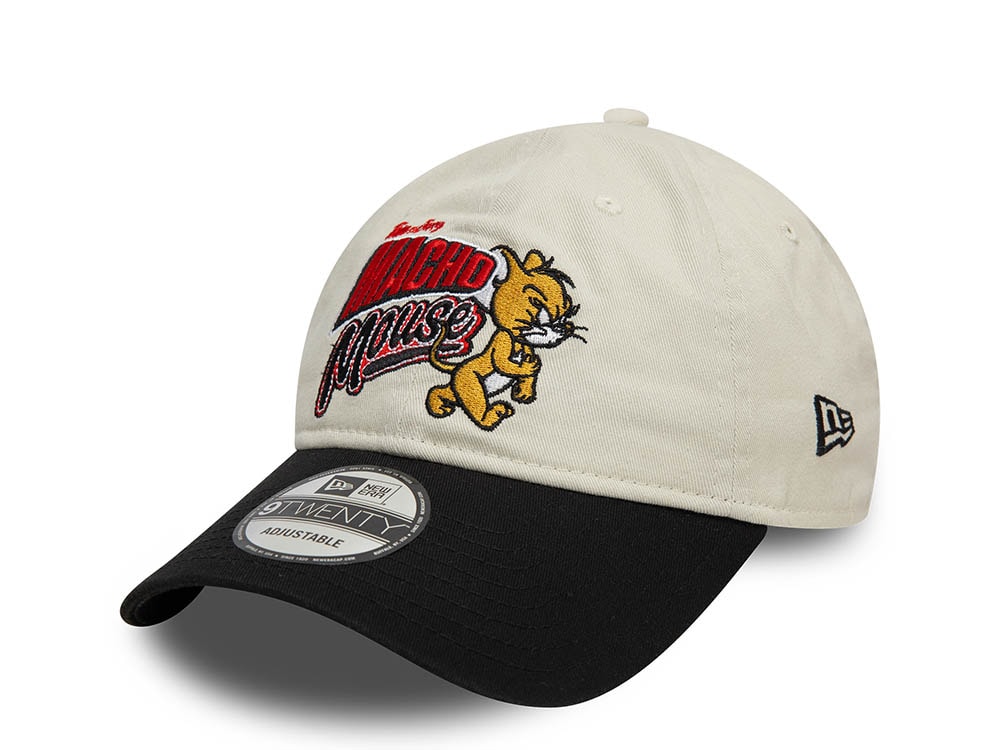 New Era Tom And Jerry Macho Mouse White 9Twenty Strapback Cap