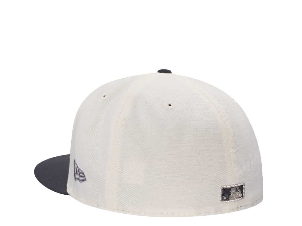 New Era Chicago Cubs Metallic Chrome Two Tone Edition 59Fifty Fitted Cap