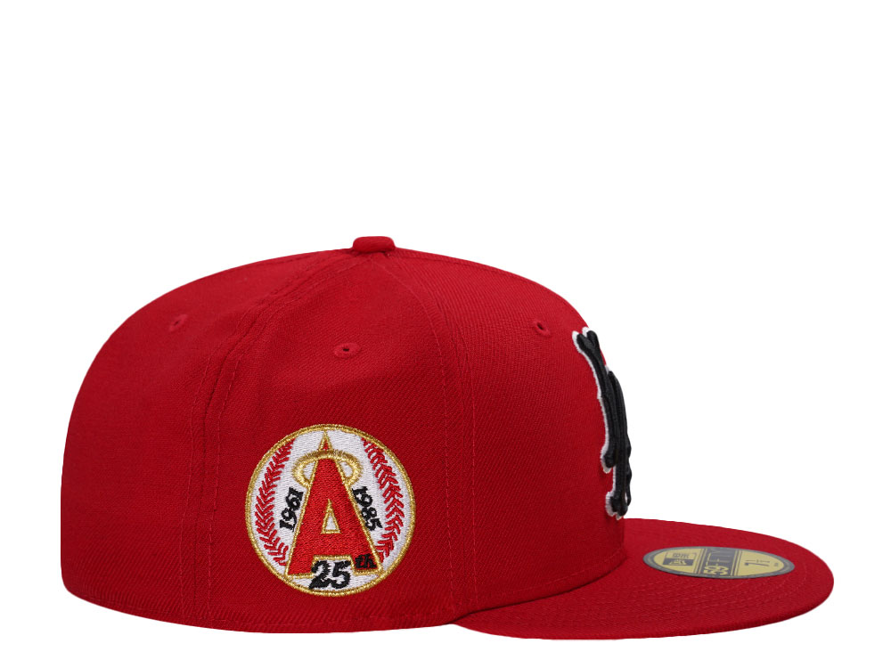 New Era Los Angeles Angels 25th Anniversary Red Wool Edition 59Fifty Fitted Cap