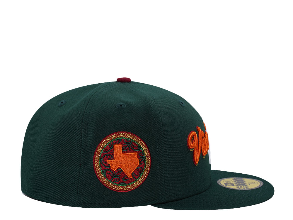 New Era Texas Rangers City Connect Dark Green Prime Edition 59Fifty Fitted Cap