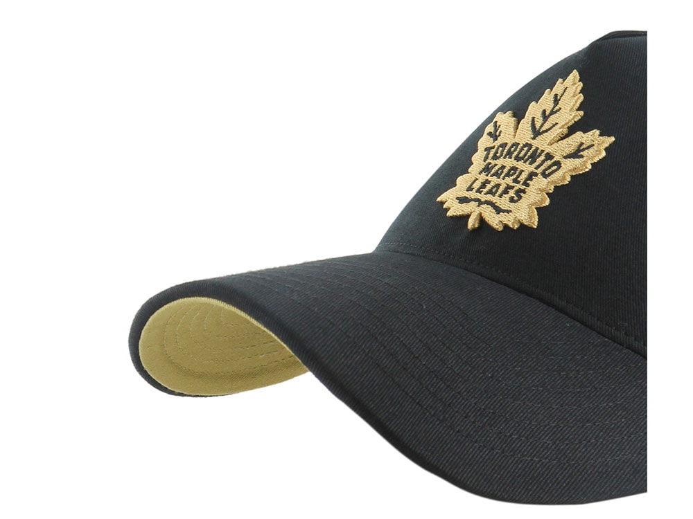 47Brand Toronto Maple Leafs Vintage Stanley Black Sure Shot Edition MVP Snapback Cap