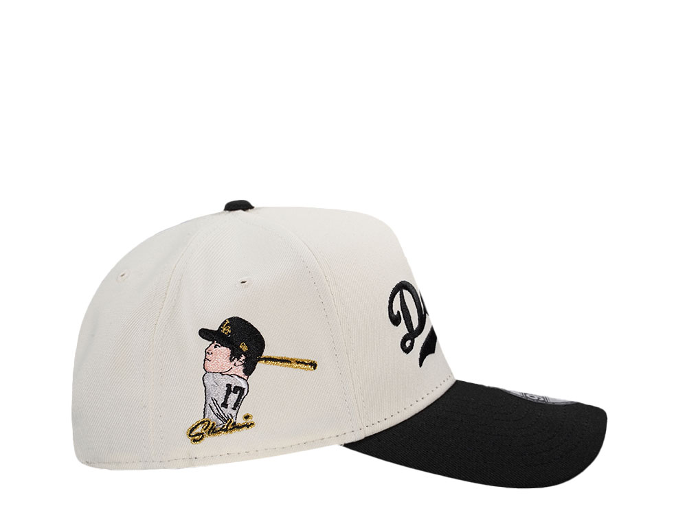 New Era Los Angeles Dodgers Ohtani Chrome Black Two Tone Edition 9Forty A Frame Snapback Cap