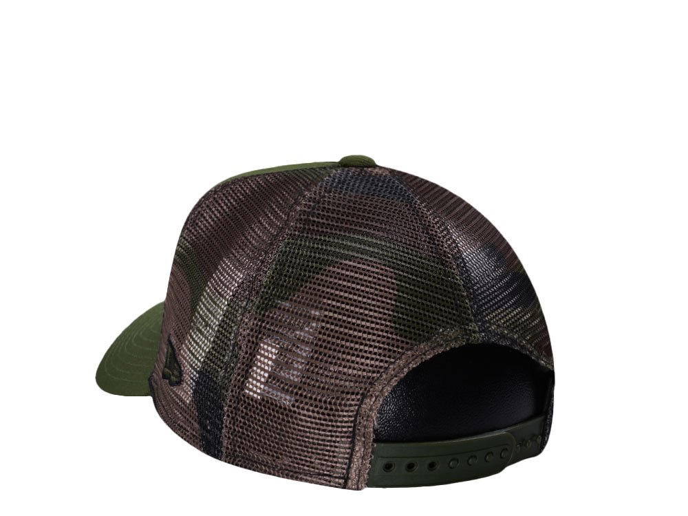 New Era Kansas City Chiefs Green Camo Trucker Edition 9Forty A Frame Snapback Cap