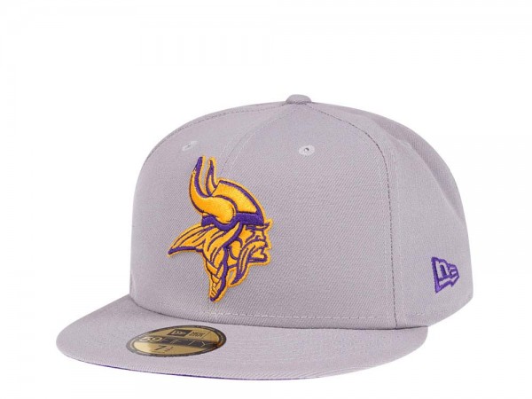 New Era Minnesota Vikings Fresh Grey Edition 59Fifty Fitted Cap
