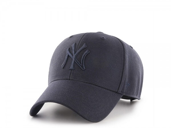 47Brand New York Yankees All Navy Classic Snapback Cap