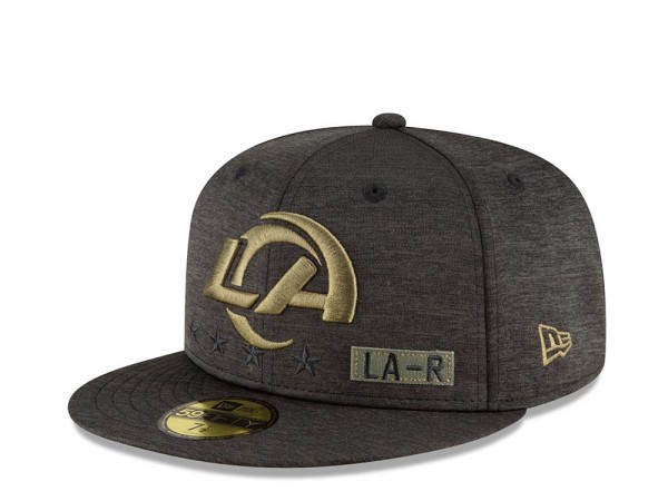 New Era Los Angeles Rams Salute to Service 2020 Fitted 59Fifty Cap