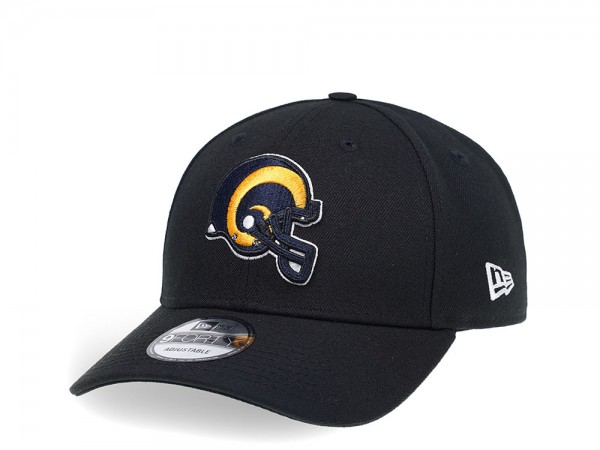 New Era Los Angeles Rams Curved Black Edition 9Forty Strapback Cap