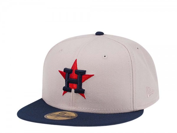 New Era Houston Astros Cream Two Tone Edition 59Fifty Fitted Cap