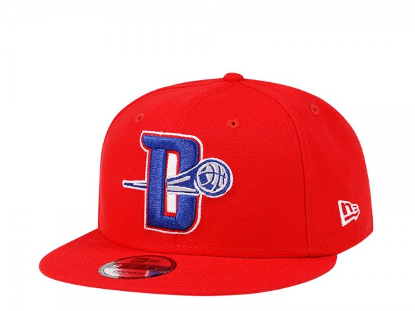 New Era Detroit Pistons Prime Red Edition 9Fifty Snapback Cap