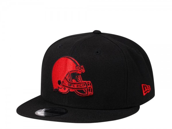 New Era Cleveland Browns Black and Red Edition 9Fifty Snapback Cap