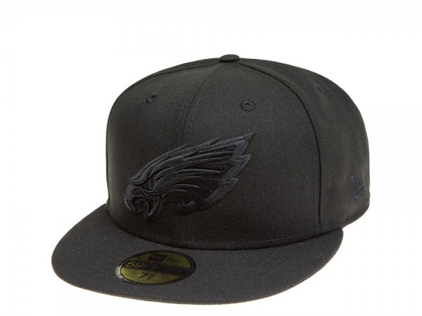 New Era Philadelphia Eagles All About Black 59Fifty Fitted Cap